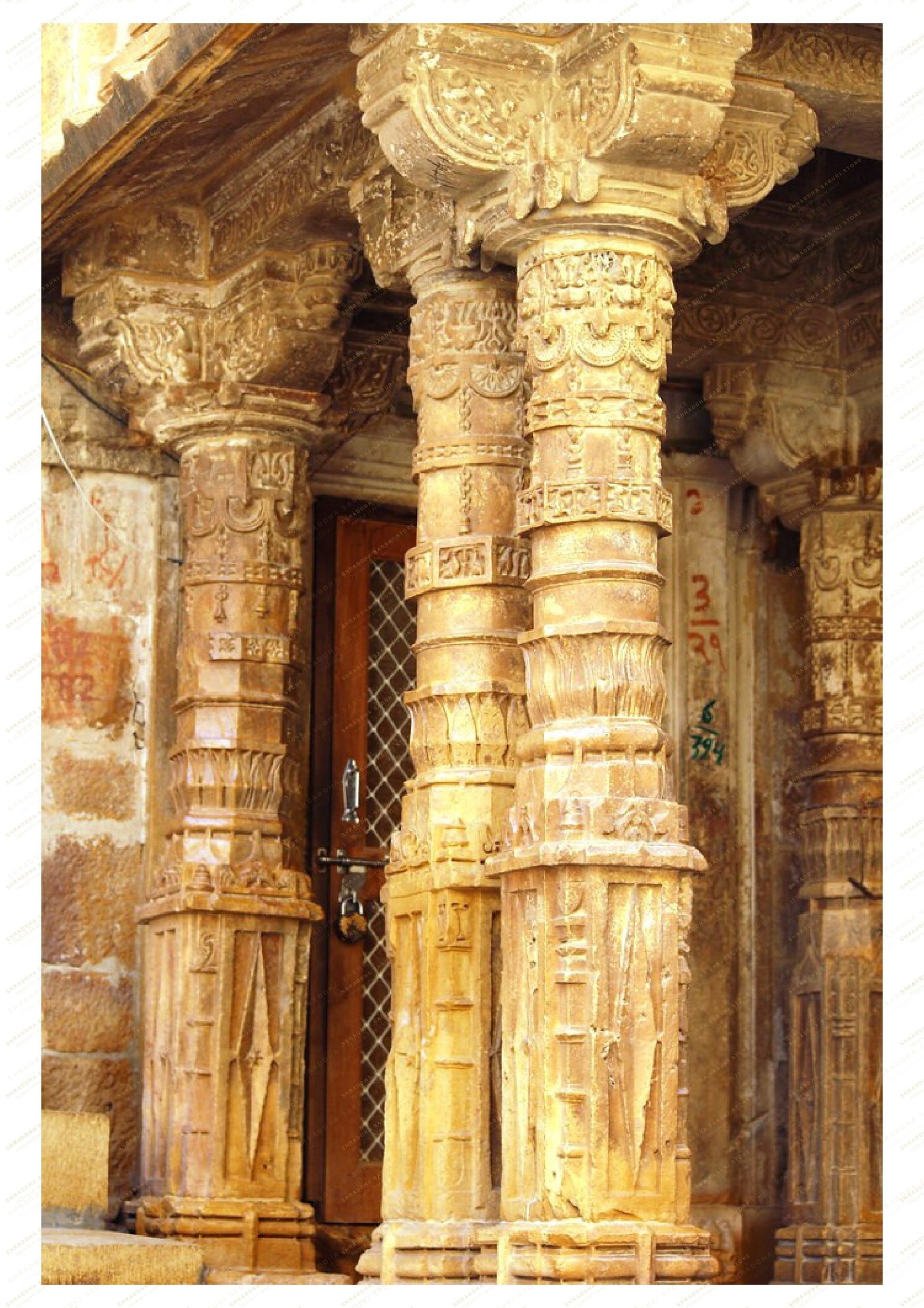 Decorative Pillars — Shraddha Saburi Stone