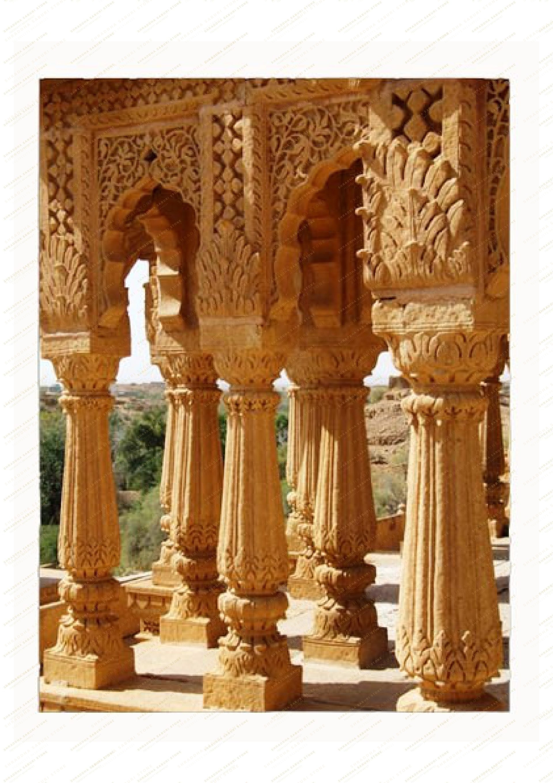 Decorative Pillars — Shraddha Saburi Stone