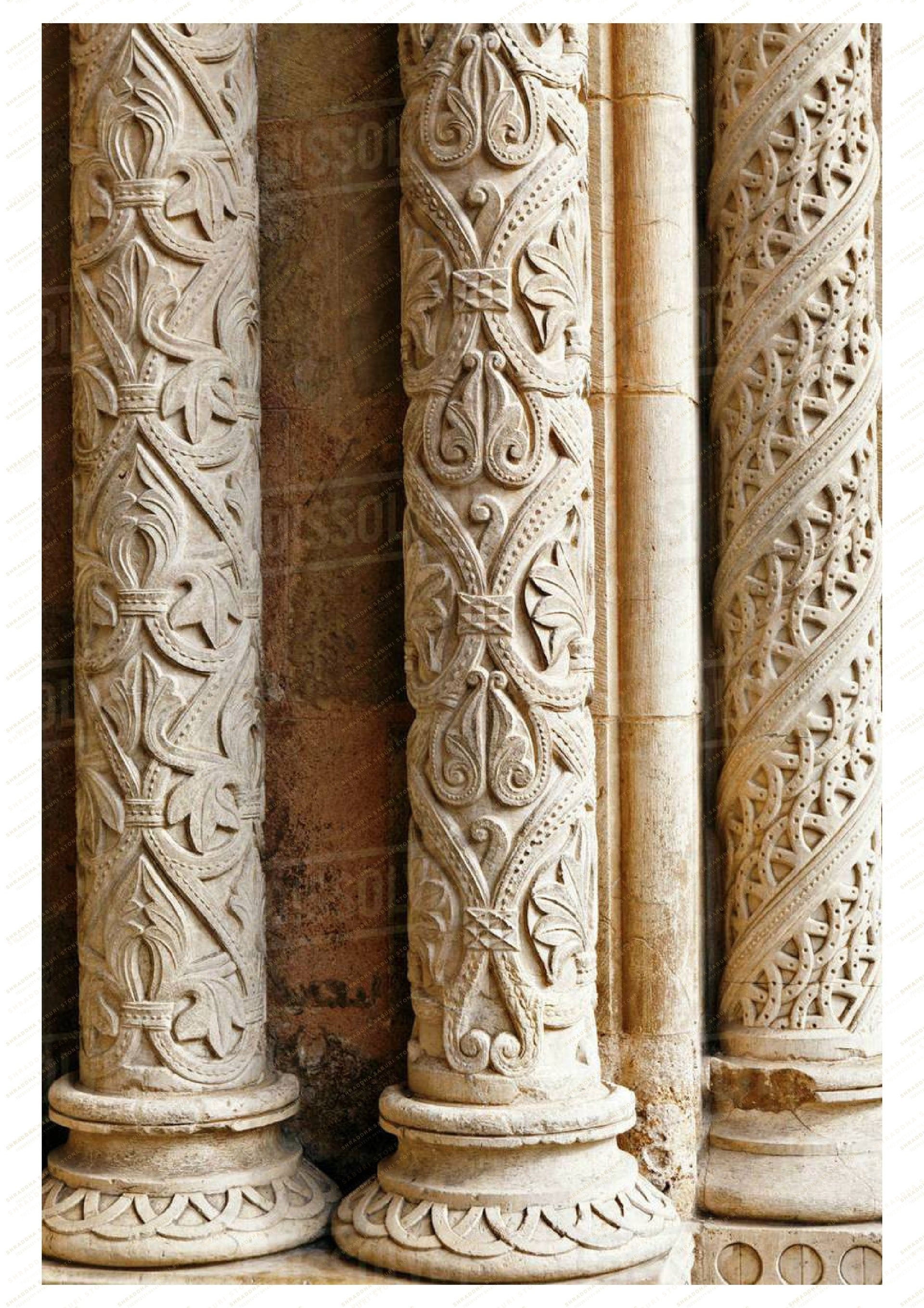 Decorative Pillars — Shraddha Saburi Stone