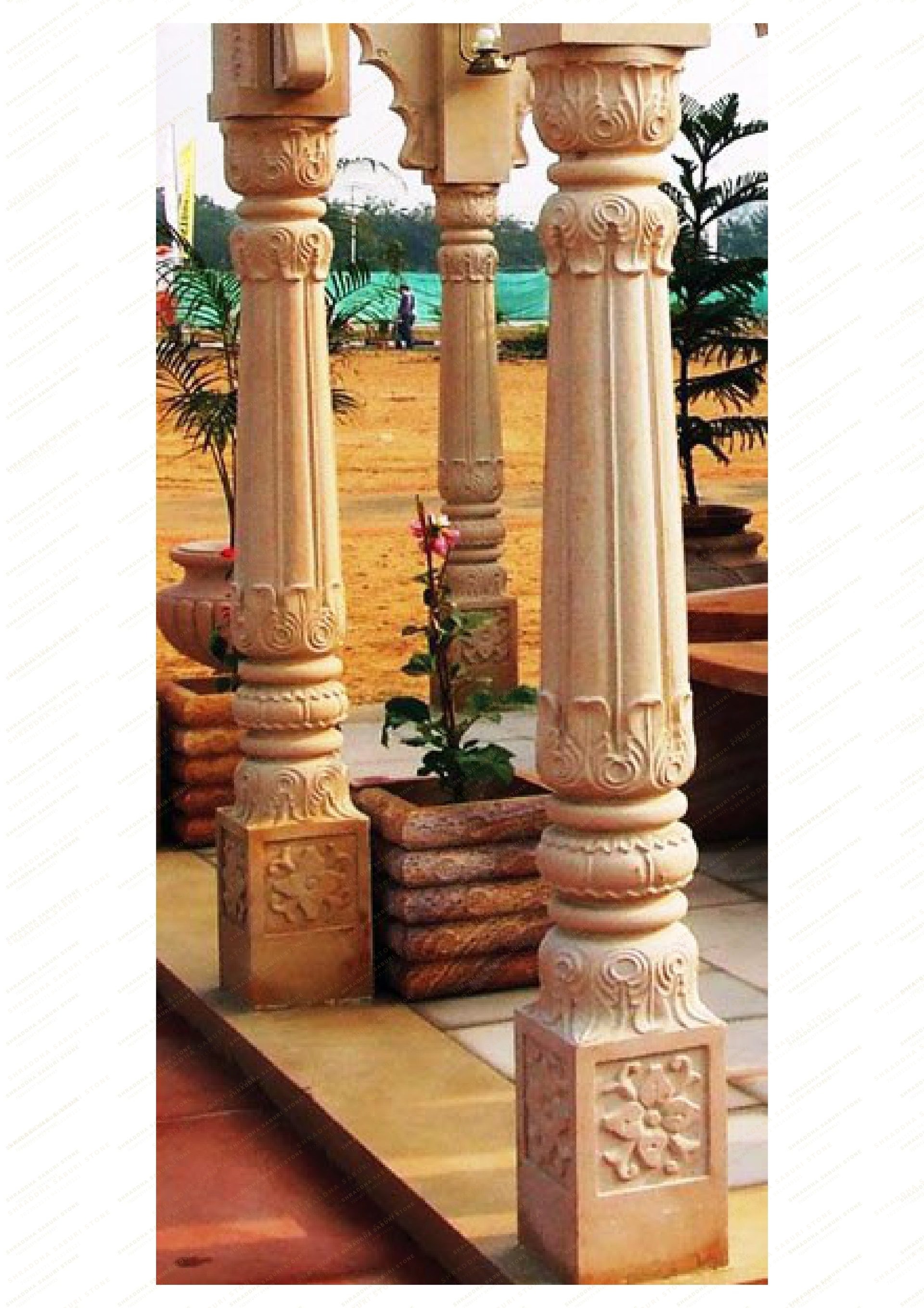 Decorative Pillars — Shraddha Saburi Stone